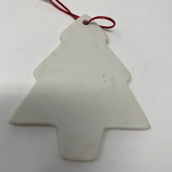 Meet Me Under the Mistletoe Tree Shaped Holiday Ornament - Picture 3 of 5